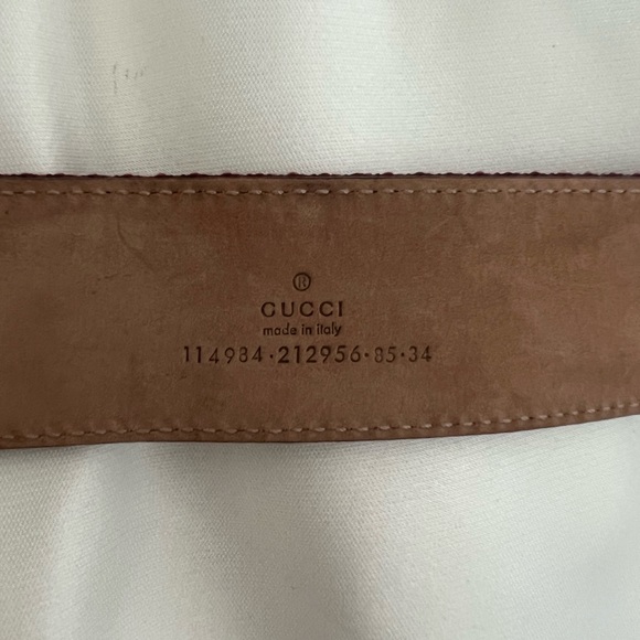 Authentic Gucci Web Interlocking Red/Blue Belt - 100cm Size 34 ❤️ pre loved - Picture 2 of 4